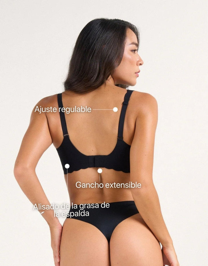 Brasier Bloom Push-Up Sin Costuras