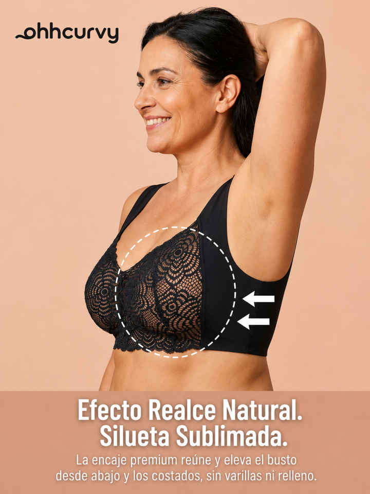 Brasier LaceLift | Realce Natural, Encaje Ultra Suave, Confort Total