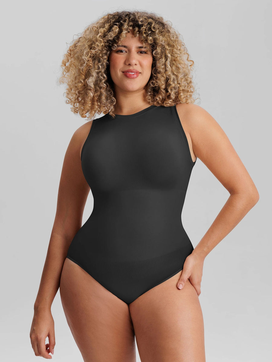 Body Gainant Col Rond Sans Manches
