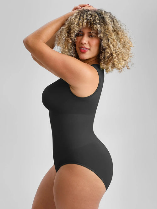 Body Gainant Col Rond Sans Manches