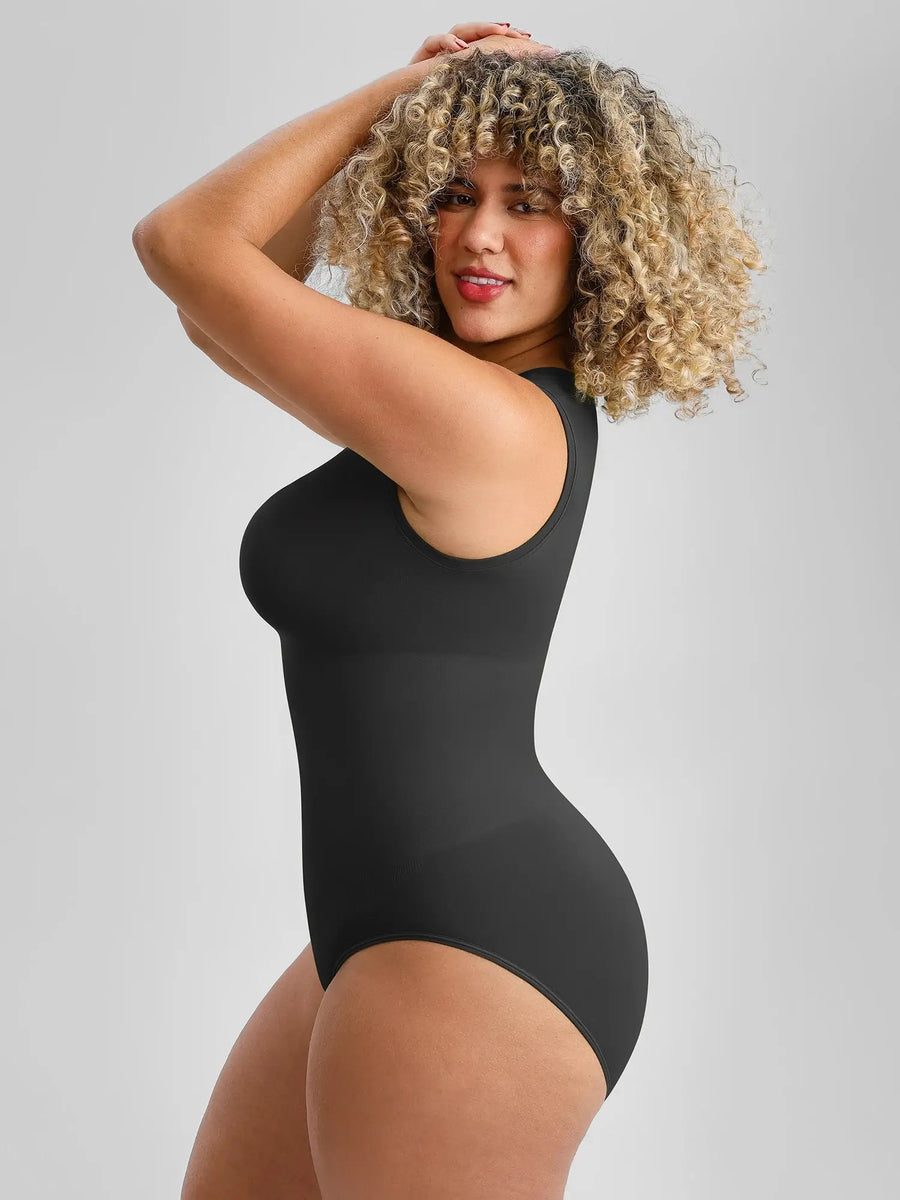 Body Gainant Col Rond Sans Manches