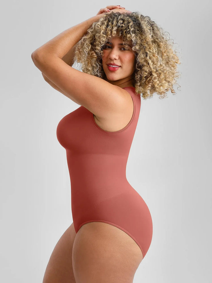 Body Gainant Col Rond Sans Manches