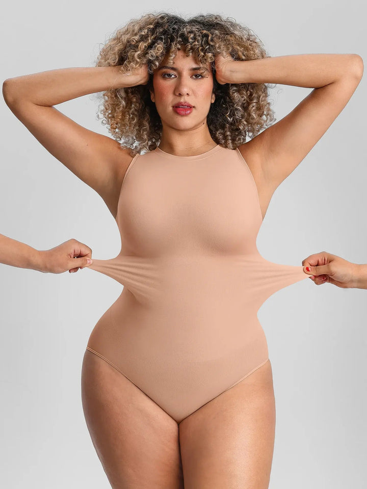 Body Gainant Col Rond Sans Manches