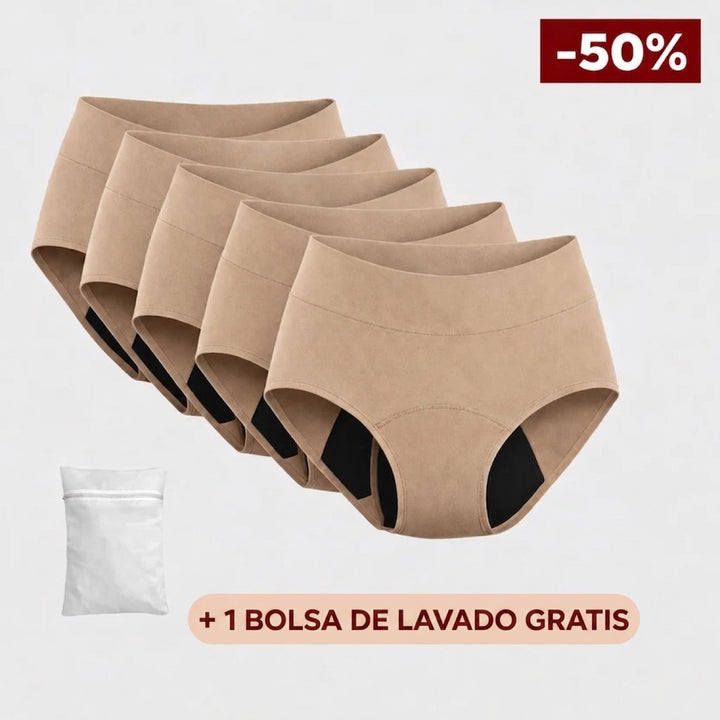 Pantaletas Antifugas Signature · Paquete de 5