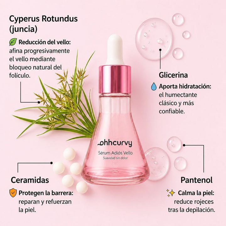 Sérum Adiós Vello — Esencia Reductora Post-Depilación