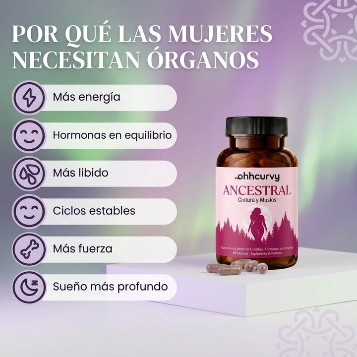 Ancestral — Cápsulas para Cintura y Muslos