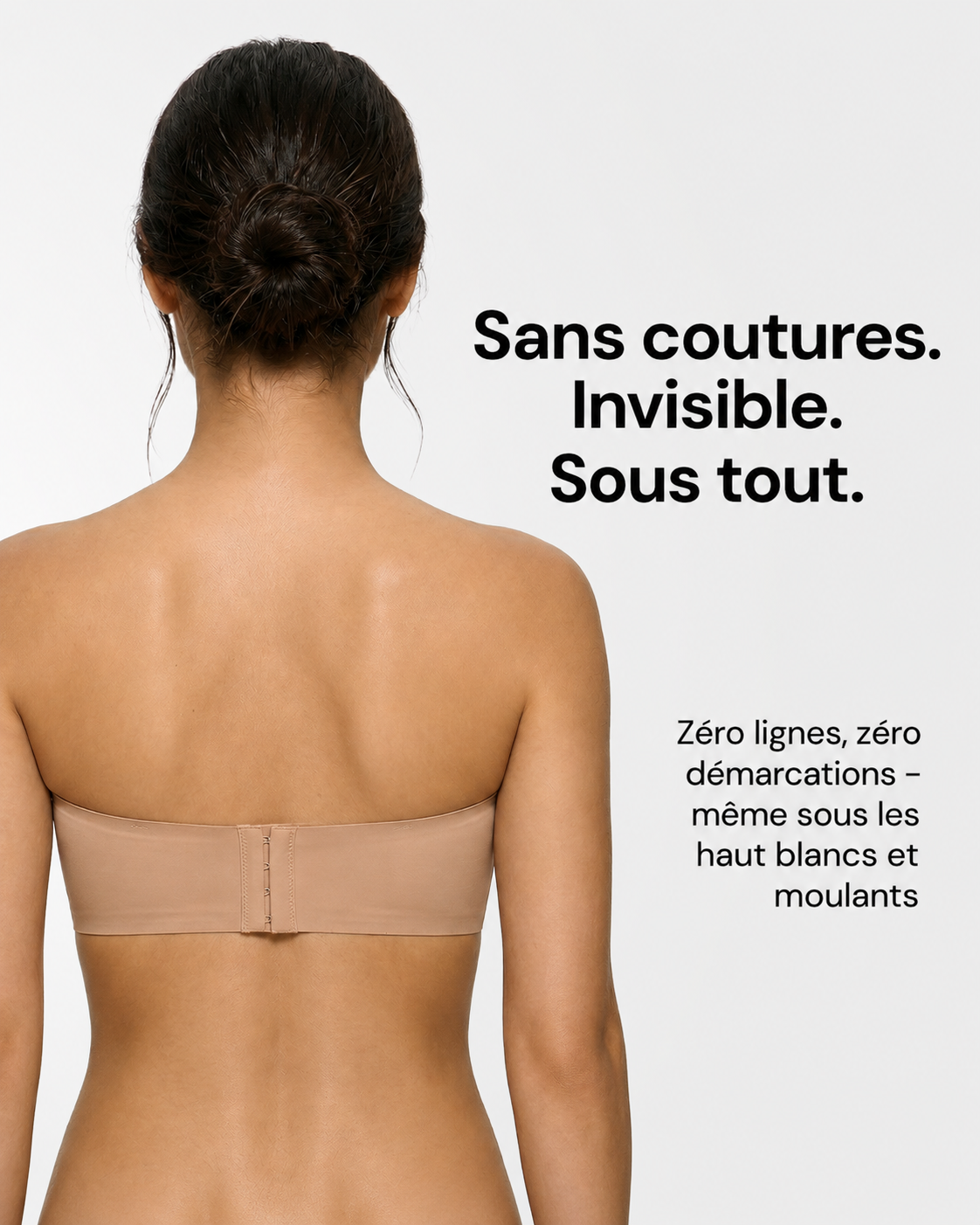 Soutien-gorge Bandeau Invisible Antiderapant