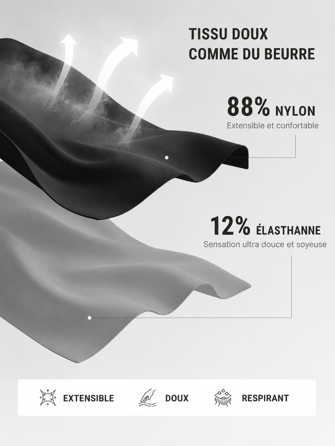 Body Gainant Col Rond Sans Manches