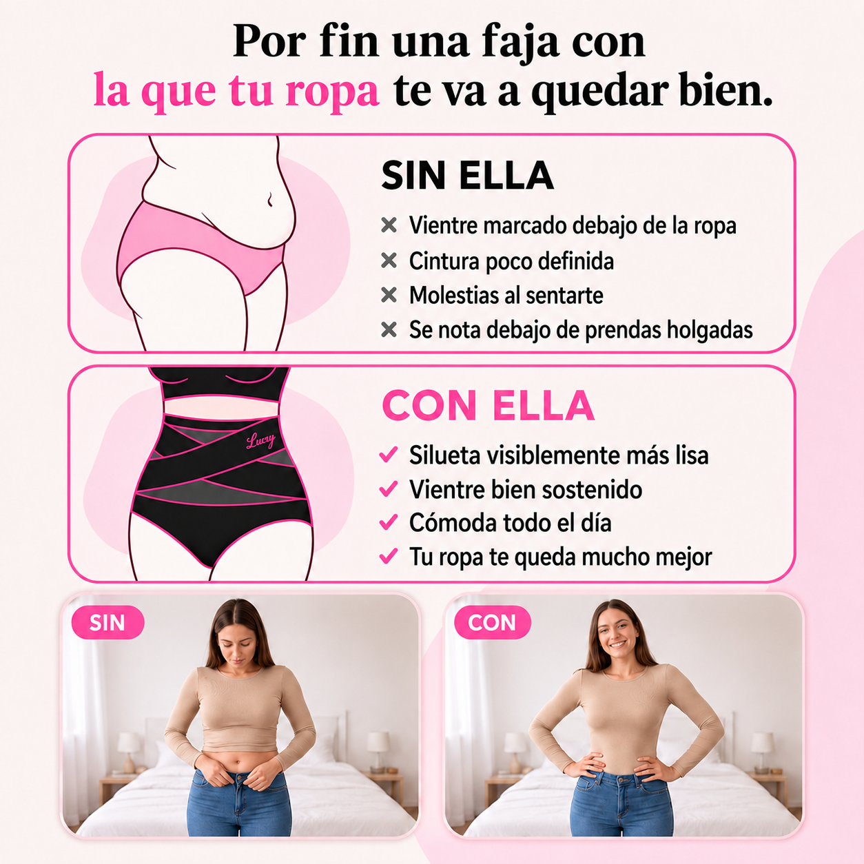 Faja Moldeadora de Cintura Alta