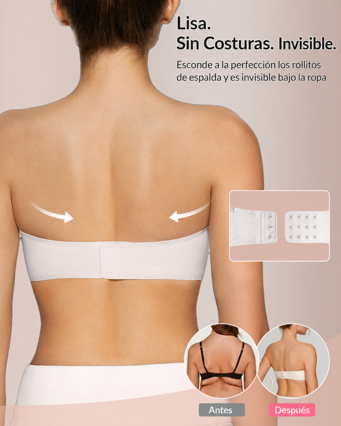 Brasier Bandeau Sin Varillas