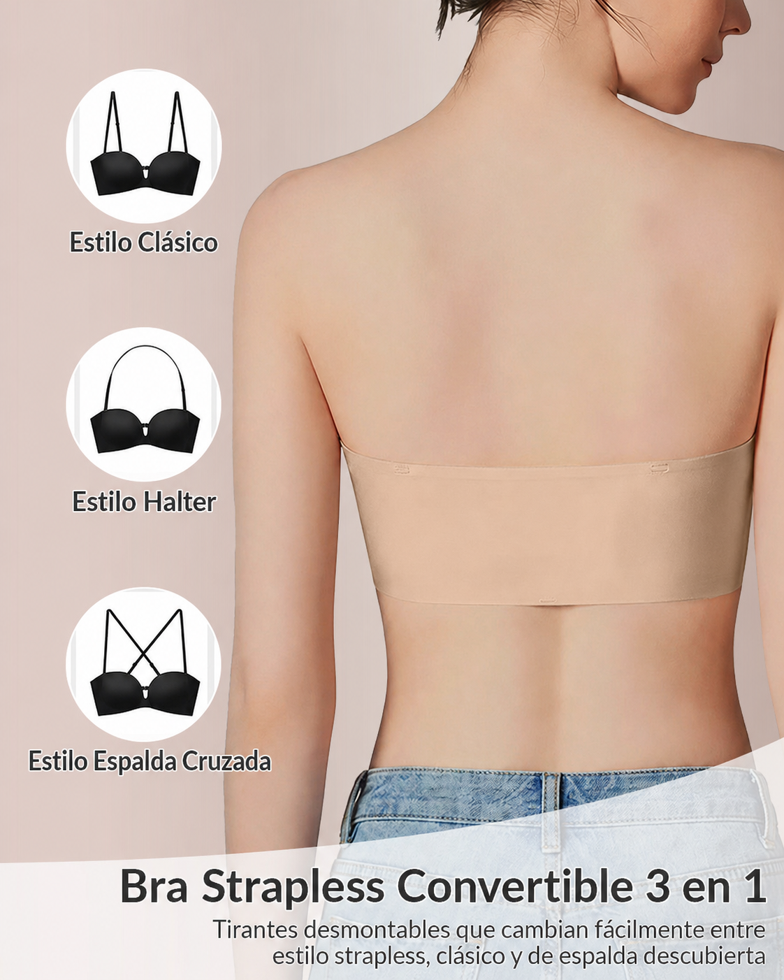 Brasier Push-Up con Broche Frontal