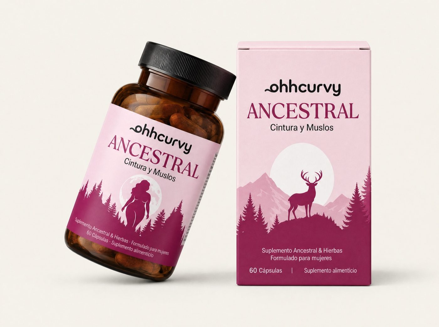 Frasco y caja de Ancestral