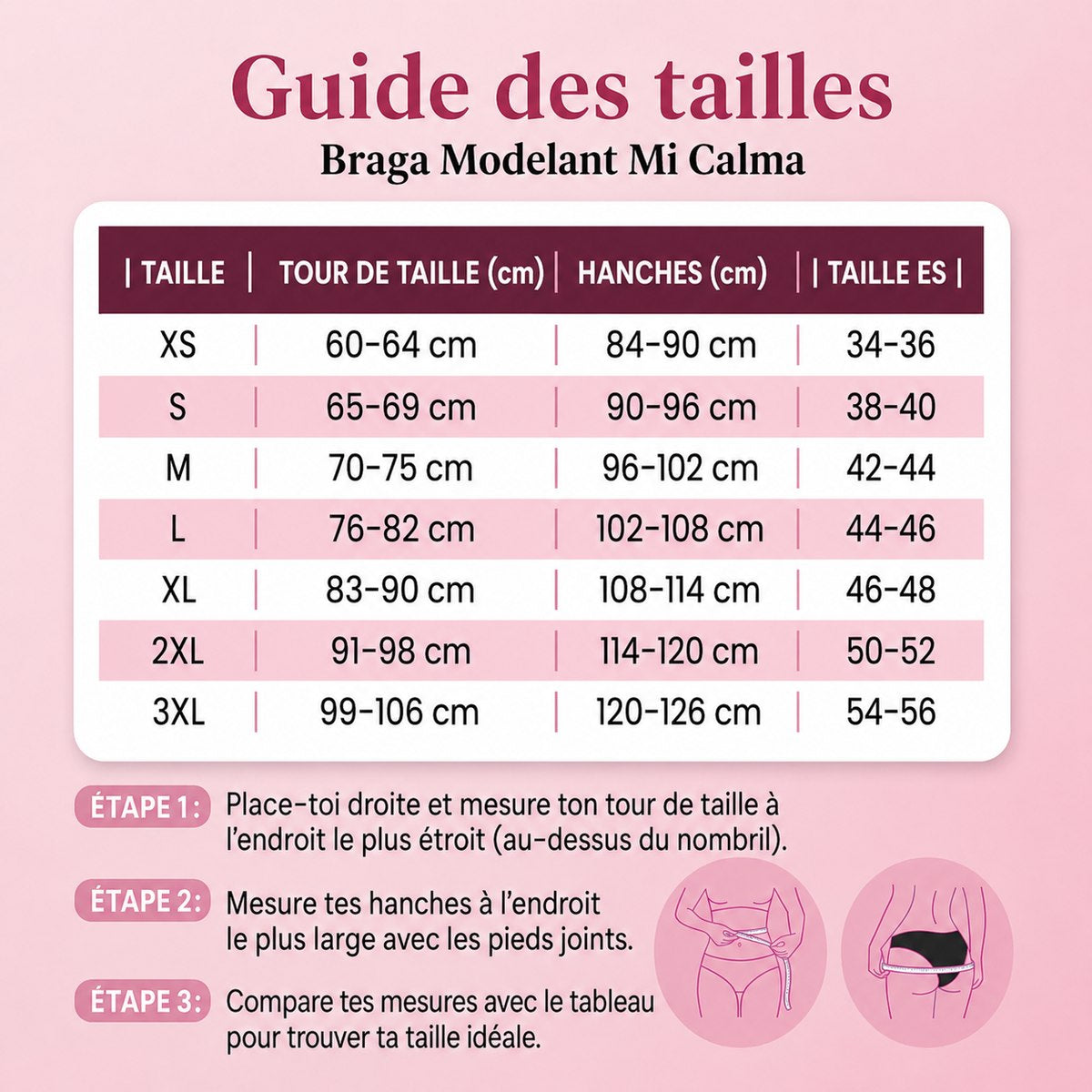 Guide des tailles